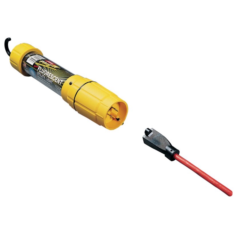 General Cable Carol Plug-it 07505.73.05 Cordless Utility Light, 13 W, Fluorescent Lamp, 120 V AC